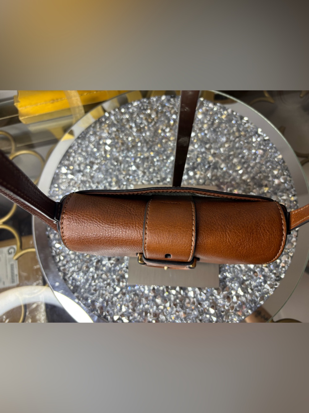 Fossil Harwell Small saddlebag Crossbody Bag NWOT - Picture 4 of 13